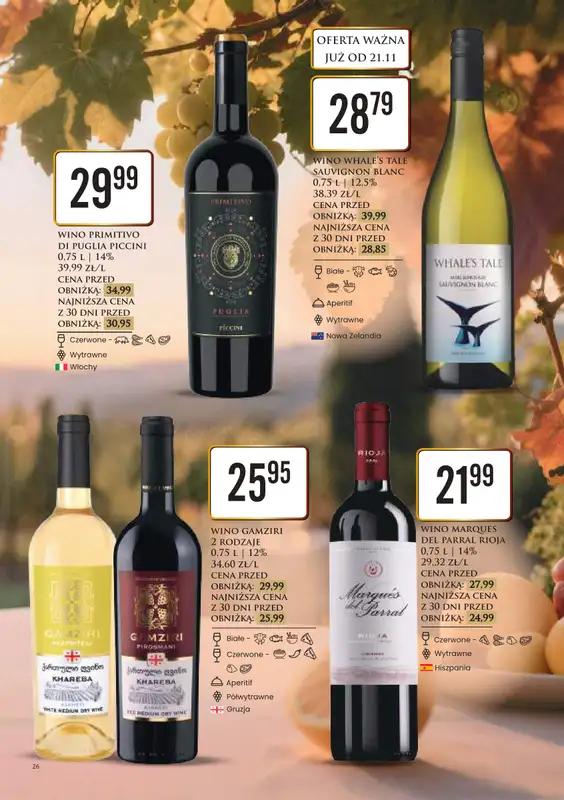 Dino - gazetka promocyjna Katalog alkoholowy od poniedziałku 24.11 do soboty 29.11 - strona 26