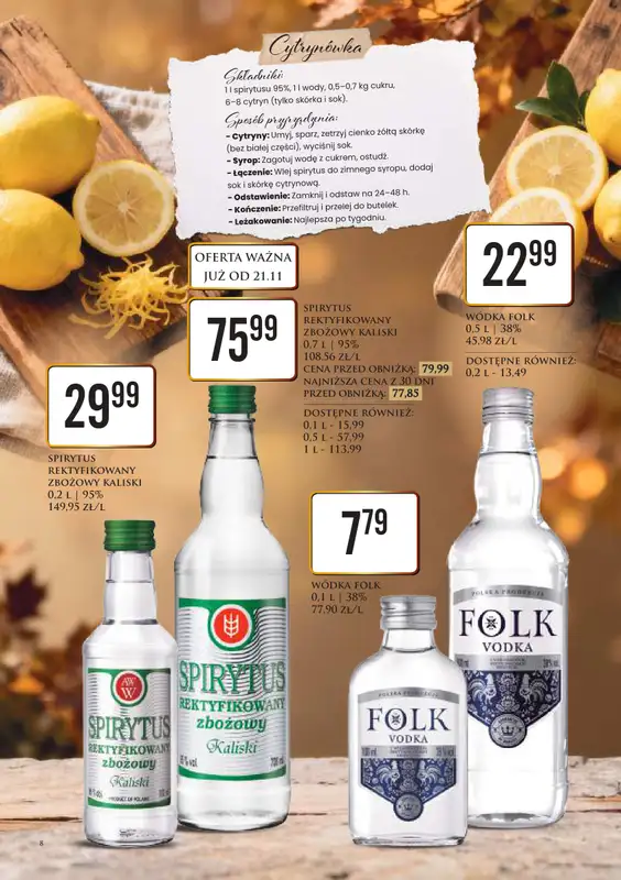 Dino - gazetka promocyjna Katalog alkoholowy od poniedziałku 24.11 do soboty 29.11 - strona 8