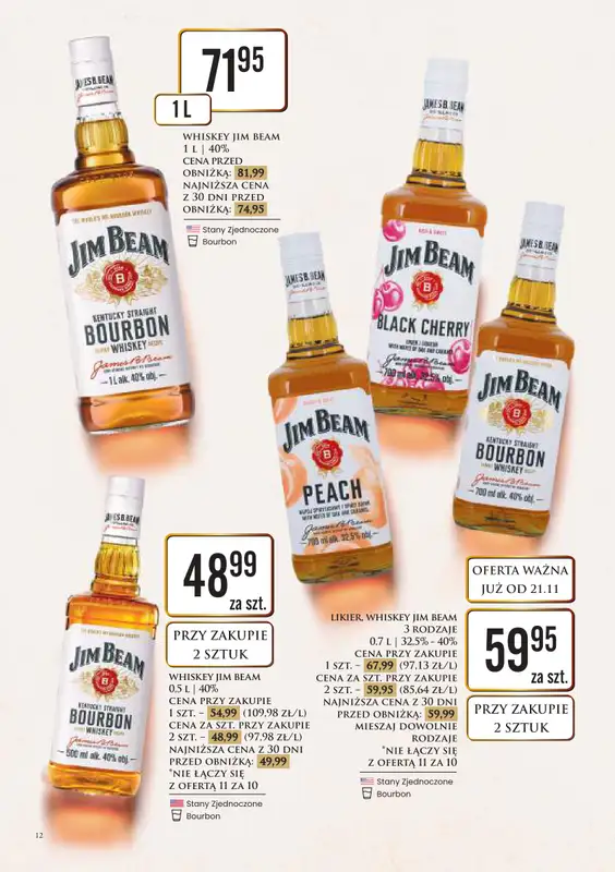 Dino - gazetka promocyjna Katalog alkoholowy od poniedziałku 24.11 do soboty 29.11 - strona 12