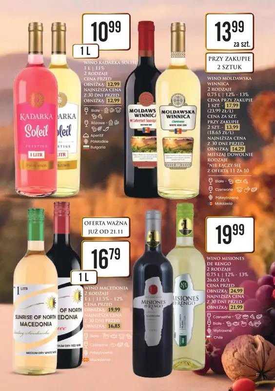 Dino - gazetka promocyjna Katalog alkoholowy od poniedziałku 24.11 do soboty 29.11 - strona 27