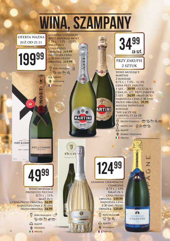Dino - gazetka promocyjna Katalog alkoholowy od poniedziałku 24.11 do soboty 29.11 - strona 22