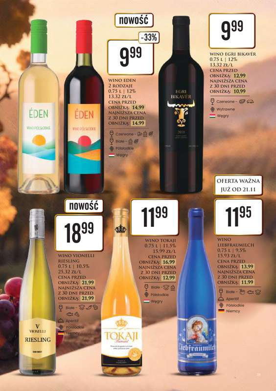 Dino - gazetka promocyjna Katalog alkoholowy od poniedziałku 24.11 do soboty 29.11 - strona 29