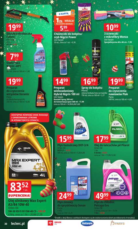 Leclerc - gazetka promocyjna Oferta E.Leclerc I Mikołajkowy wybór w dobrej cenie od wtorku 25.11 do niedzieli 07.12 - strona 30