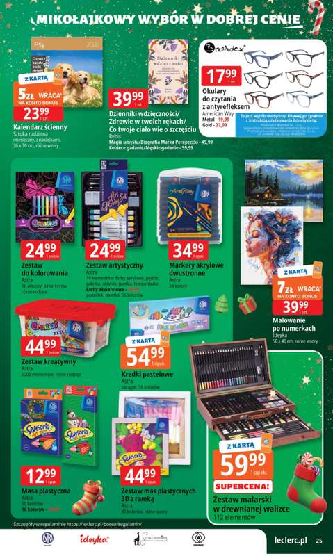 Leclerc - gazetka promocyjna Oferta E.Leclerc I Mikołajkowy wybór w dobrej cenie od wtorku 25.11 do niedzieli 07.12 - strona 25