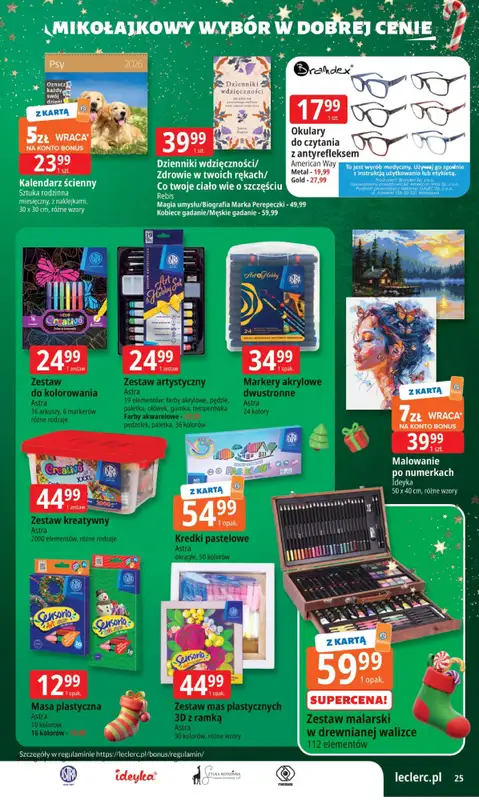 Leclerc - gazetka promocyjna Oferta E.Leclerc I Mikołajkowy wybór w dobrej cenie od wtorku 25.11 do niedzieli 07.12 - strona 25