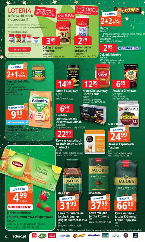Leclerc - gazetka promocyjna Oferta E.Leclerc I Mikołajkowy wybór w dobrej cenie od wtorku 25.11 do niedzieli 07.12 - strona 12
