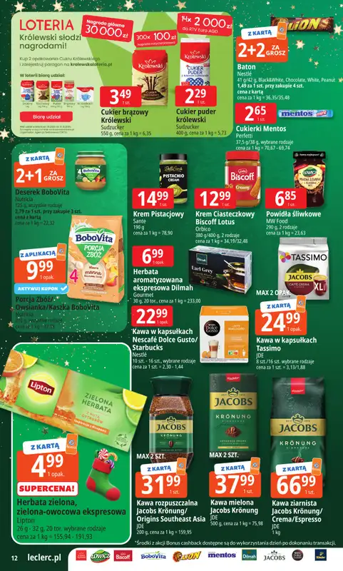 Leclerc - gazetka promocyjna Oferta E.Leclerc I Mikołajkowy wybór w dobrej cenie od wtorku 25.11 do niedzieli 07.12 - strona 12