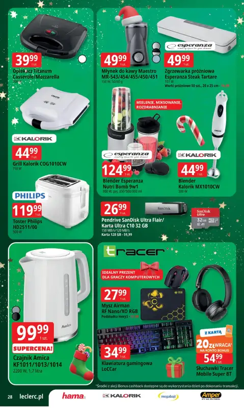 Leclerc - gazetka promocyjna Oferta E.Leclerc I Mikołajkowy wybór w dobrej cenie od wtorku 25.11 do niedzieli 07.12 - strona 28
