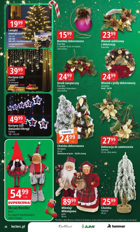 Leclerc - gazetka promocyjna Oferta E.Leclerc I Mikołajkowy wybór w dobrej cenie od wtorku 25.11 do niedzieli 07.12 - strona 26