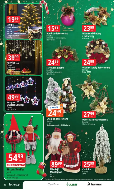 Leclerc - gazetka promocyjna Oferta E.Leclerc I Mikołajkowy wybór w dobrej cenie od wtorku 25.11 do niedzieli 07.12 - strona 26