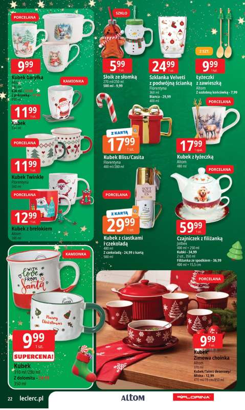 Leclerc - gazetka promocyjna Oferta E.Leclerc I Mikołajkowy wybór w dobrej cenie od wtorku 25.11 do niedzieli 07.12 - strona 22