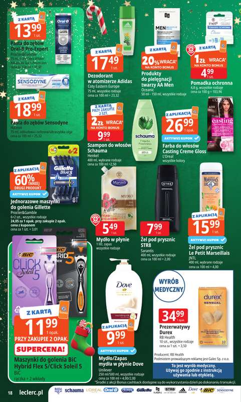 Leclerc - gazetka promocyjna Oferta E.Leclerc I Mikołajkowy wybór w dobrej cenie od wtorku 25.11 do niedzieli 07.12 - strona 18