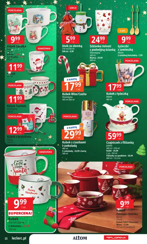 Leclerc - gazetka promocyjna Oferta E.Leclerc I Mikołajkowy wybór w dobrej cenie od wtorku 25.11 do niedzieli 07.12 - strona 22