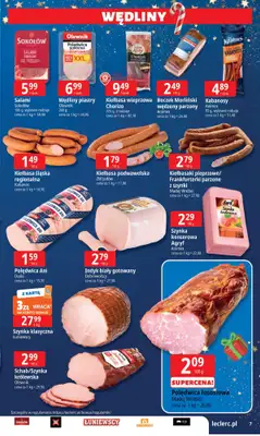 Leclerc - gazetka promocyjna Oferta E.Leclerc I Mikołajkowy wybór w dobrej cenie od wtorku 25.11 do niedzieli 07.12 - strona 7