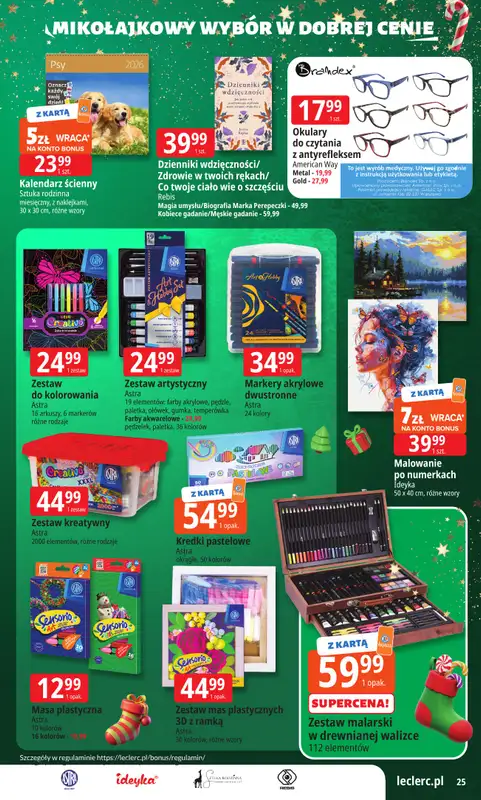 Leclerc - gazetka promocyjna Oferta E.Leclerc I Mikołajkowy wybór w dobrej cenie od wtorku 25.11 do niedzieli 07.12 - strona 25