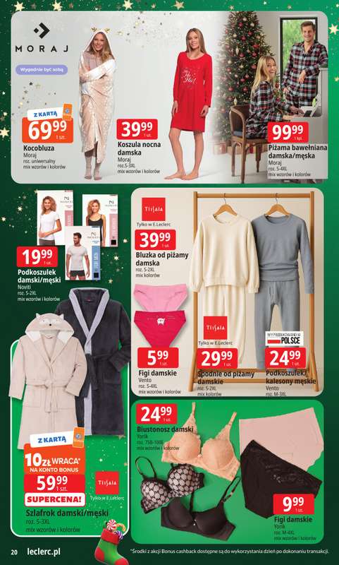 Leclerc - gazetka promocyjna Oferta E.Leclerc I Mikołajkowy wybór w dobrej cenie od wtorku 25.11 do niedzieli 07.12 - strona 20