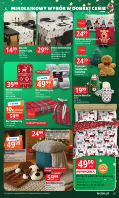 Leclerc - gazetka promocyjna Oferta E.Leclerc I Mikołajkowy wybór w dobrej cenie od wtorku 25.11 do niedzieli 07.12 - strona 21