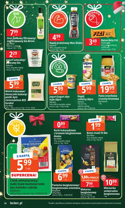 Leclerc - gazetka promocyjna Oferta E.Leclerc I Mikołajkowy wybór w dobrej cenie od wtorku 25.11 do niedzieli 07.12 - strona 14