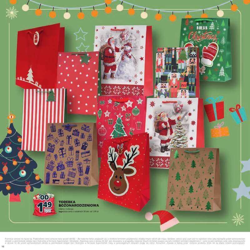 Stokrotka - gazetka promocyjna Katalog Mikołajki!  do środy 10.12 - strona 16