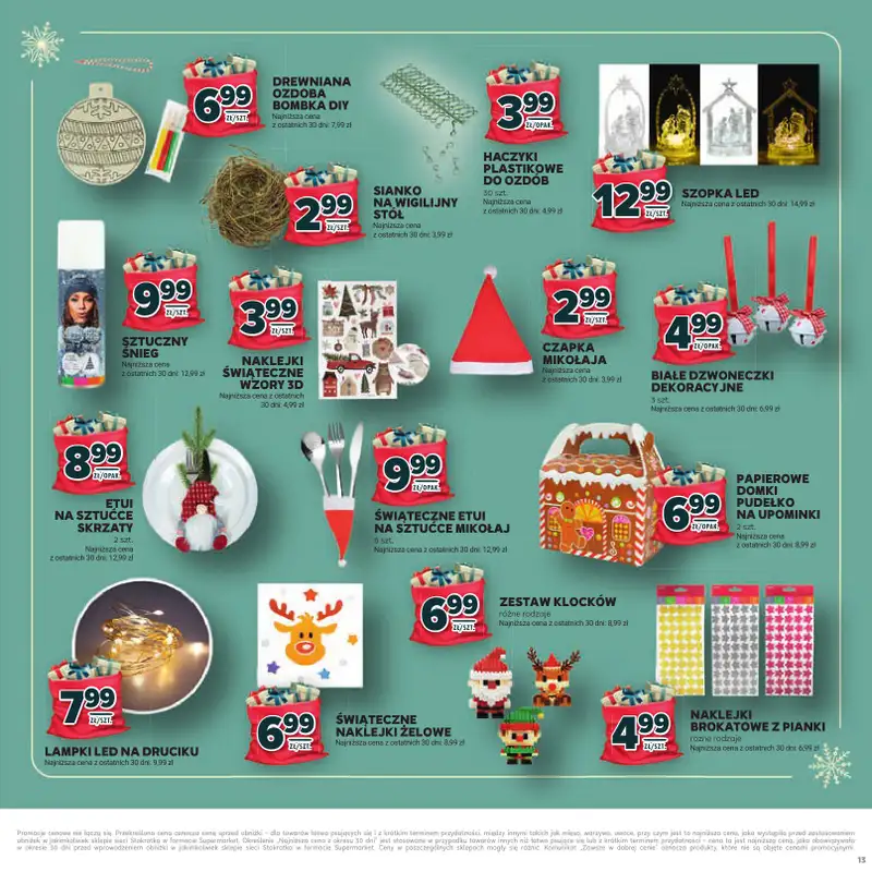 Stokrotka - gazetka promocyjna Katalog Mikołajki!  do środy 10.12 - strona 13