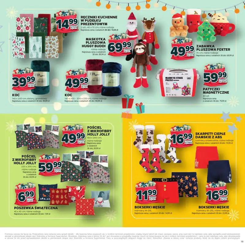 Stokrotka - gazetka promocyjna Katalog Mikołajki!  do środy 10.12 - strona 19