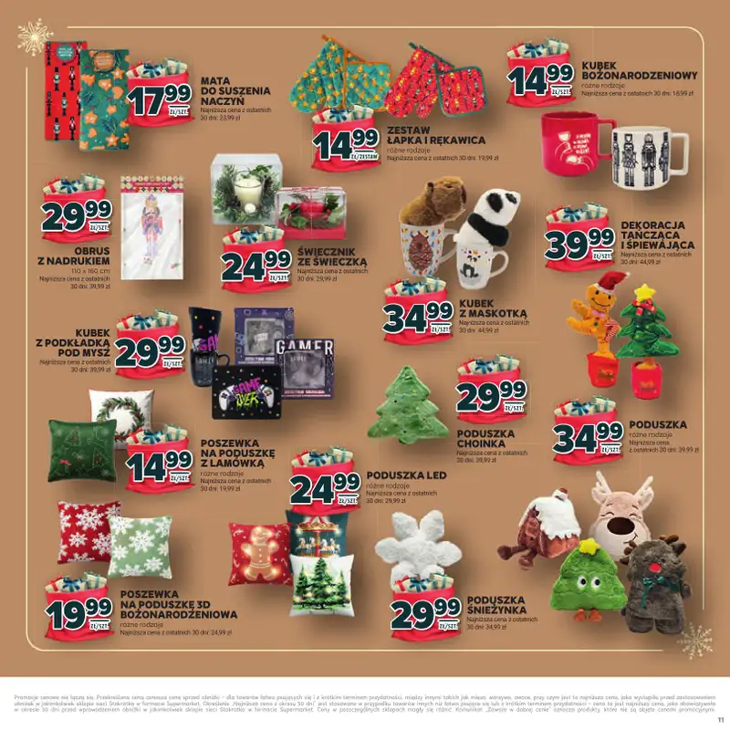 Stokrotka - gazetka promocyjna Katalog Mikołajki!  do środy 10.12 - strona 11
