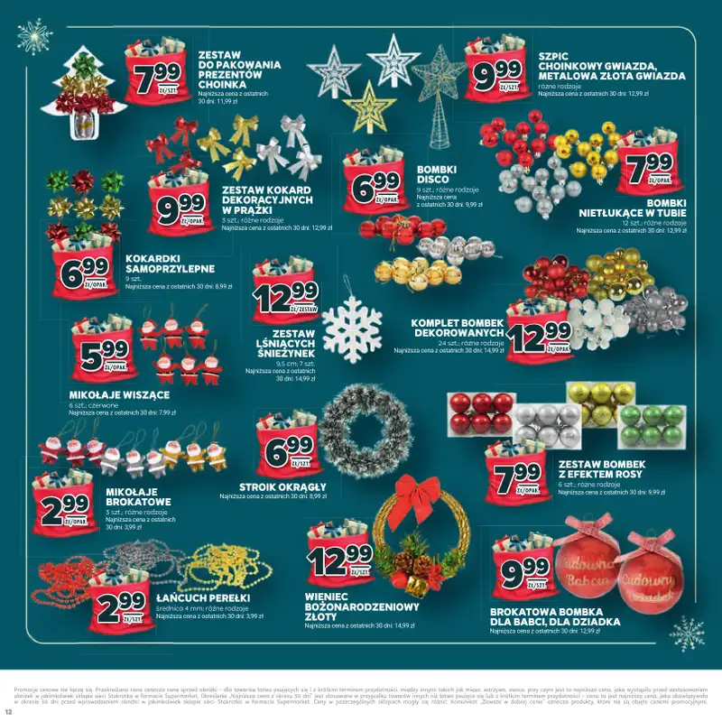 Stokrotka - gazetka promocyjna Katalog Mikołajki!  do środy 10.12 - strona 12