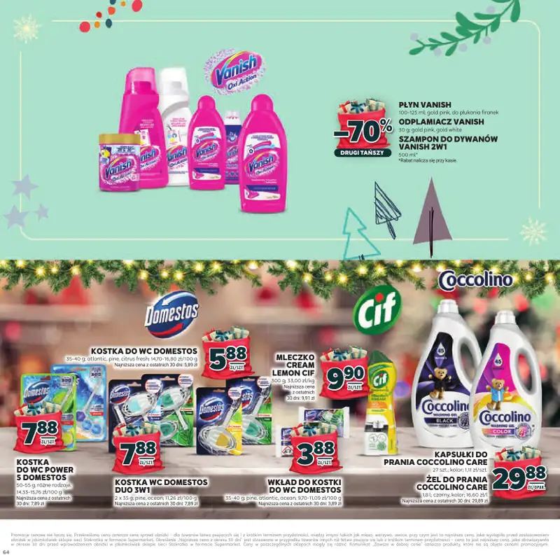 Stokrotka - gazetka promocyjna Katalog Mikołajki!  do środy 10.12 - strona 64