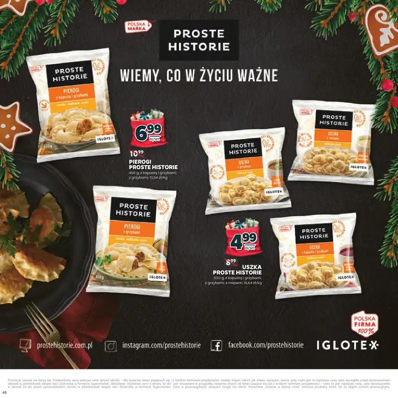 Stokrotka - gazetka promocyjna Katalog Mikołajki!  do środy 10.12 - strona 48