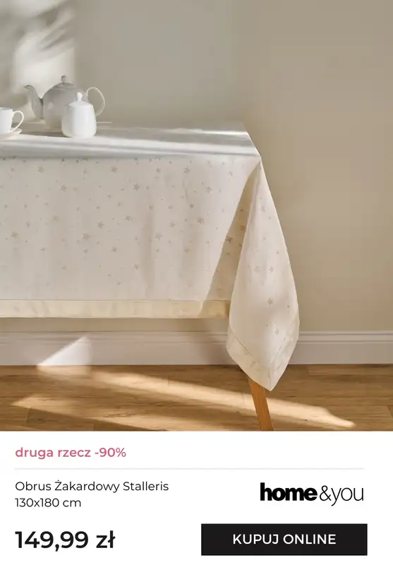 home&you - gazetka promocyjna Druga rzecz -90% BLACK WEEKS od piątku 21.11 do środy 26.11 - strona 9