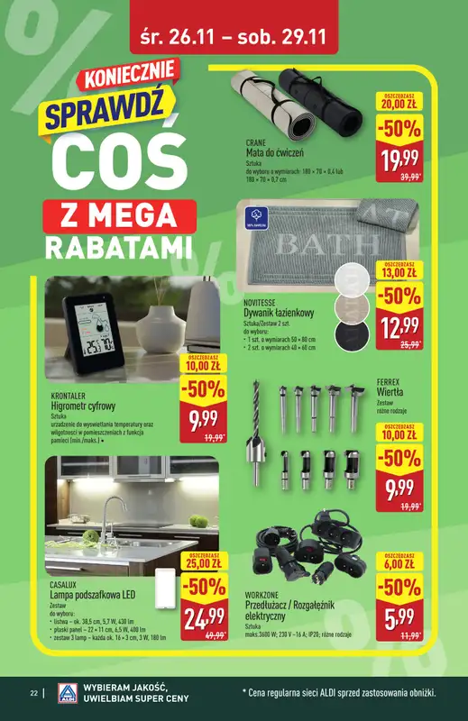Aldi - gazetka promocyjna TARNOBRZEG: WIELKIE OTWARCIE już w środę: 26.11! od środy 26.11 do soboty 29.11 - strona 24