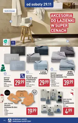 Aldi - gazetka promocyjna TARNOBRZEG: WIELKIE OTWARCIE już w środę: 26.11! od środy 26.11 do soboty 29.11 - strona 30