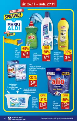 Aldi - gazetka promocyjna TARNOBRZEG: WIELKIE OTWARCIE już w środę: 26.11! od środy 26.11 do soboty 29.11 - strona 14