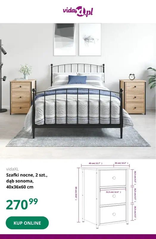 Vida XL - gazetka promocyjna Do -20% na BLACK FRIDAY od niedzieli 23.11 do soboty 06.12 - strona 15