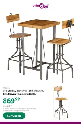 Vida XL - gazetka promocyjna Do -20% na BLACK FRIDAY od niedzieli 23.11 do soboty 06.12 - strona 4