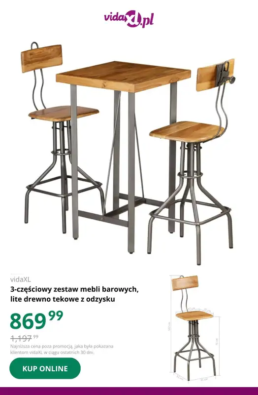 Vida XL - gazetka promocyjna Do -20% na BLACK FRIDAY od niedzieli 23.11 do soboty 06.12 - strona 4