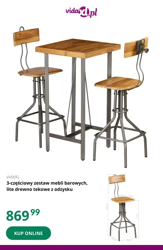 Vida XL - gazetka promocyjna Do -20% na BLACK FRIDAY od niedzieli 23.11 do soboty 06.12 - strona 4