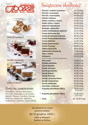 Społem - Blisko i Korzystnie - gazetka promocyjna Oferta Świąteczna PSS Kalisz od piątku 21.11 do poniedziałku 15.12 - strona 2