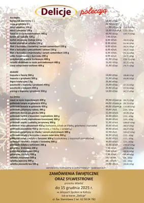 Społem - Blisko i Korzystnie - gazetka promocyjna Oferta Świąteczno-Sylwestrowa PSS Kalisz od piątku 21.11 do poniedziałku 15.12 - strona 2