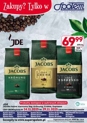 Społem - Blisko i Korzystnie - gazetka promocyjna Plakaty promocyjne od poniedziałku 24.11 do soboty 29.11