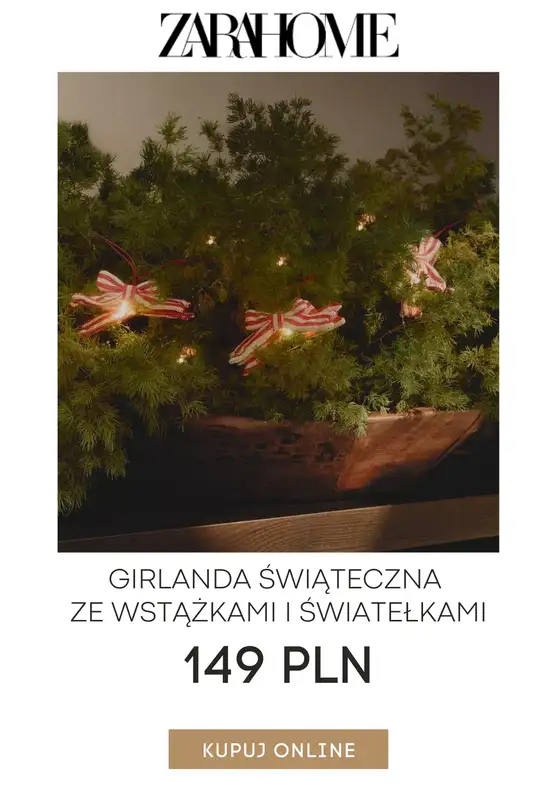 Zara - gazetka promocyjna Zara Home: kolekcja świąteczna od piątku 21.11  - strona 3