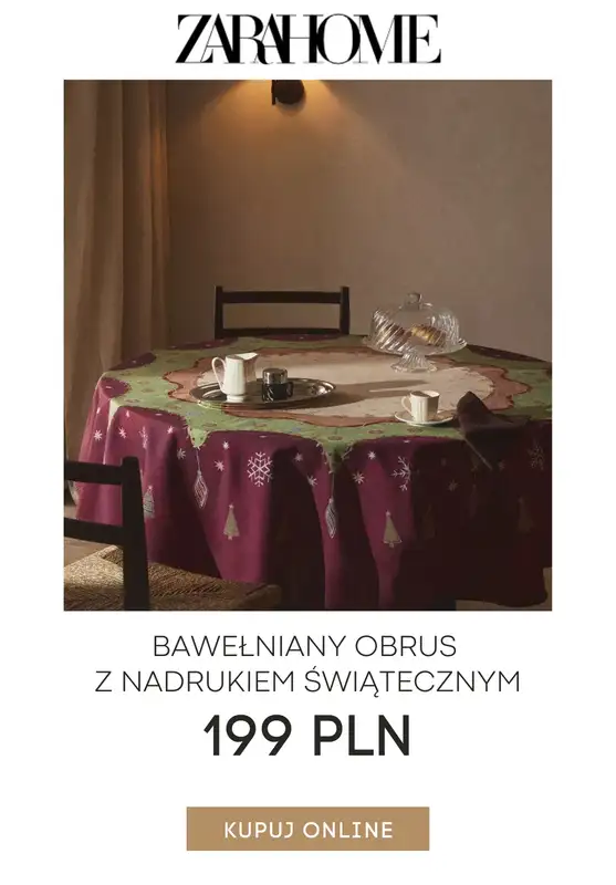 Zara - gazetka promocyjna Zara Home: kolekcja świąteczna od piątku 21.11  - strona 6