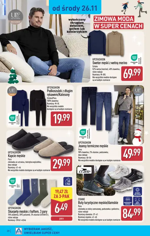 Aldi - gazetka promocyjna ŁÓDŹ: WIELKIE OTWARCIE już w środę: 26.11! od środy 26.11 do soboty 29.11 - strona 20