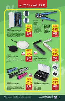 Aldi - gazetka promocyjna ŁÓDŹ: WIELKIE OTWARCIE już w środę: 26.11! od środy 26.11 do soboty 29.11 - strona 25
