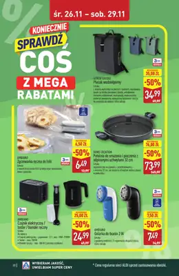 Aldi - gazetka promocyjna ŁÓDŹ: WIELKIE OTWARCIE już w środę: 26.11! od środy 26.11 do soboty 29.11 - strona 22