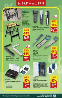 Aldi - gazetka promocyjna WAŁCZ: WIELKIE OTWARCIE już w środę: 26.11! od środy 26.11 do soboty 29.11 - strona 25