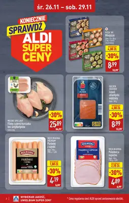 Aldi - gazetka promocyjna WAŁCZ: WIELKIE OTWARCIE już w środę: 26.11! od środy 26.11 do soboty 29.11 - strona 2