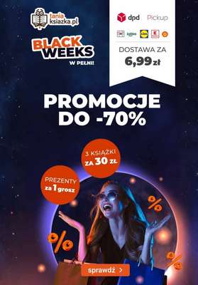 BLACK FRIDAY - gazetka promocyjna Tania książka | Do -70% Black Weeks od piątku 21.11 do piątku 28.11