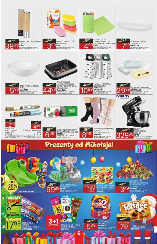 Wafelek - gazetka promocyjna Gazetka od poniedziałku 24.11 do niedzieli 07.12 - strona 6