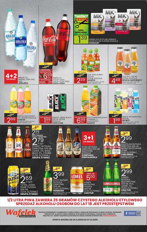 Wafelek - gazetka promocyjna Gazetka od poniedziałku 24.11 do niedzieli 07.12 - strona 8